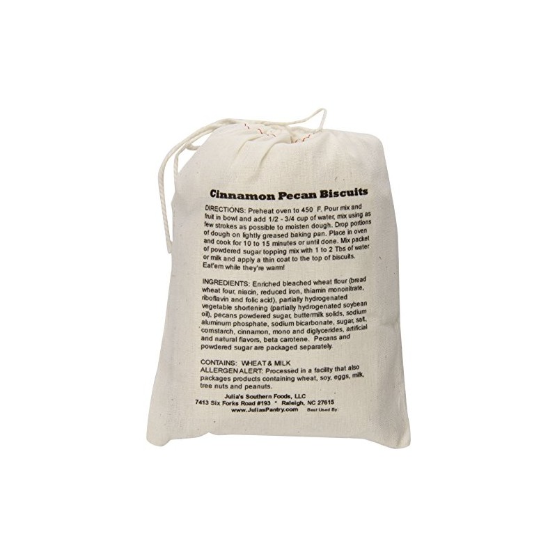 Cinnamon Pecan, 14oz Cloth Gift Bag (Includes Pecans & Glaze)