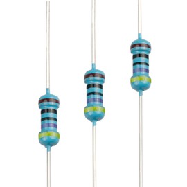EDGELEC 100pcs 470 ohm Resistor 1/4w (0.25 Watt) ±1% Tolerance Metal Film Fixed Resistor, Multiple Values of Resistance Optional