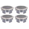 4pcs Stainless Steel Air Vents Louvered Grille Cover Vent Hood
