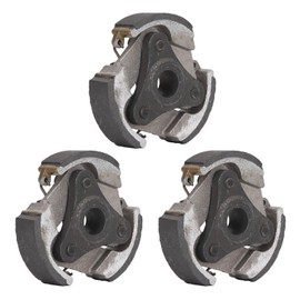 3pcs Clutch Pad Assembly Aluminium Clutch Replacement Pad for Quad Dirt Bike ATV Out Diameter 74.24mm