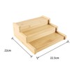 Enwye Spice Rack 3-Tier Bamboo Wood Shelf, Kitchen Organizer for