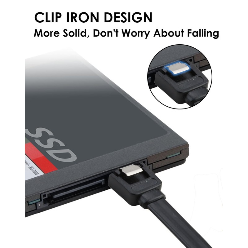 Tiryns 3 Pack SATA Cable III 6Gbps Straight HDD SDD