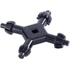 Draper 43862 4 Way Chuck Key, Black