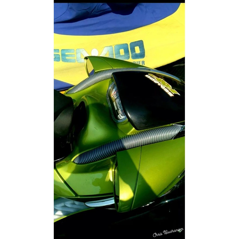 BRP Silver SeaDoo BRP RXP RXP-X Hood Vent Hose Set
