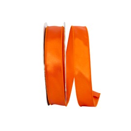 Reliant Ribbon Reliant Ribbon 92575W-058-09K Satin Value Wired Edge Ribbon, 1-1/2 Inch X 50 Yards, Orange