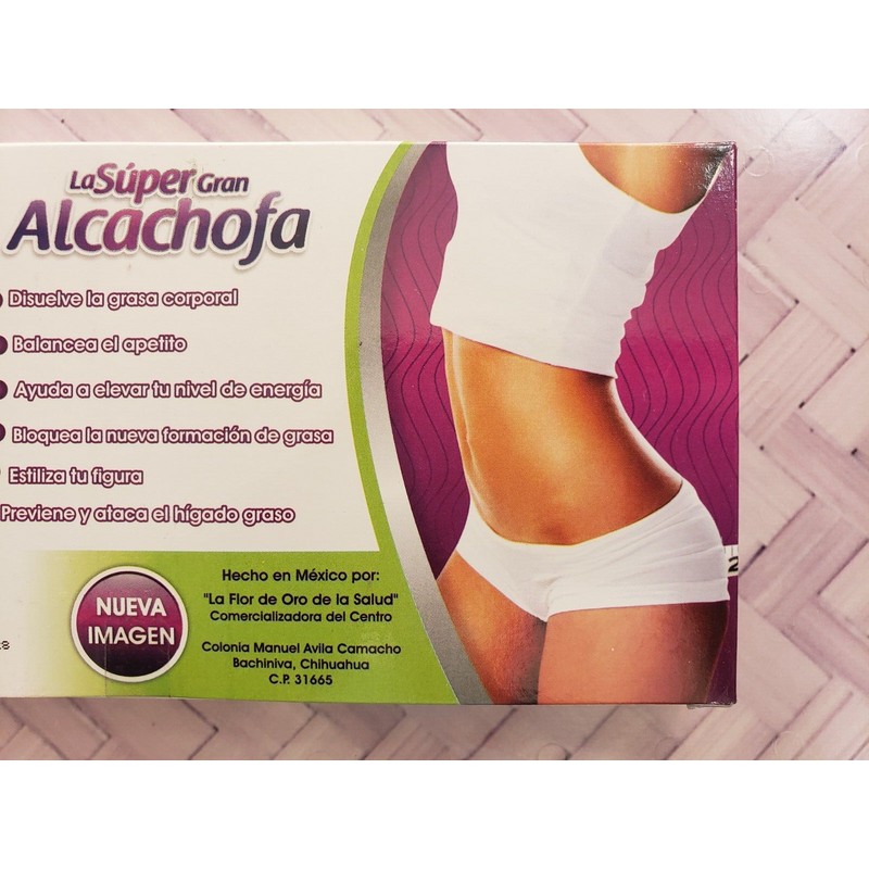 La Super Gran Alcachofa 60 Capsulas 100% Natural Rapido y
