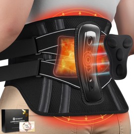 Back Brace For Lower Back Pain Women Men With 360°Support & Hot/Cold Compress,Breathable Back Support Belt With 3D Pad,Adjustable Back Brace For Sciatica,Herniated Disc,Scoliosis,XL