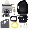 TPCABPART Carburetor Carb with 308649003 Air Box Cover for Ryobi
