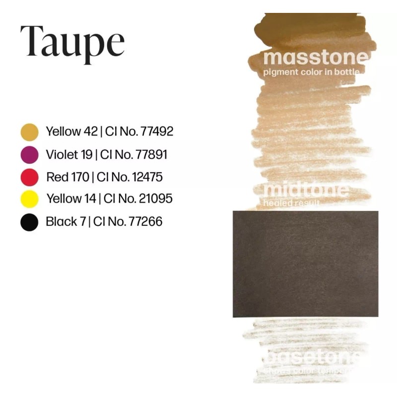 Permablend Taupe - Pigmento Para Colorear Cejas