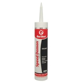 Speed Demon Acrylic Caulk, White, 10.1-oz.