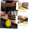 FELTECHELECTR 2Pcs Lemon Shaped Mechanical Kitchen Timer Cute Countdown Timer