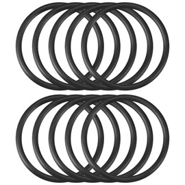 M METERXITY Nitrile Rubber O-Rings - Seals Apply Sanitary Systems (23.6 x 20 x 1.8 mm, Black) Pack of 10