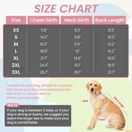 Kuoser Dog Shirts Turtleneck, Highneck Shirts for Dogs,Adjustable Breathable Comfortable(XL,Darkgray)