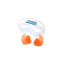 Zoggs Unisex Youth Aqua Plugz Junior Ear Plugs for Swimming, Orange, Pack of 2 (Pack of 1)