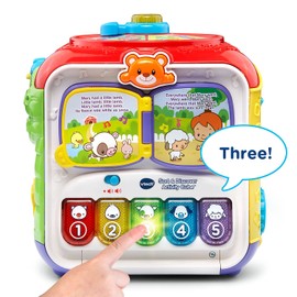 VTech Sort and Discover Activity Cube (Frustration Free Packaging), Red