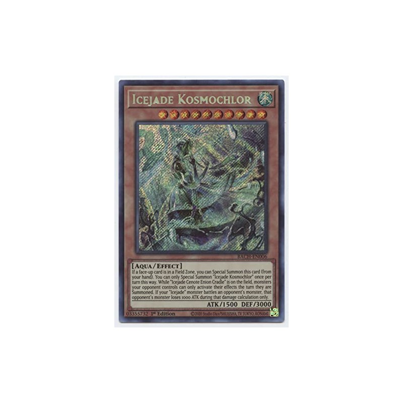 Icejade Kosmochlor - BACH-EN006 - Secret Rare - 1st Edition