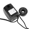 15W Small Fountain Pump with Light Adjustable Quiet Mini Submersible