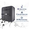 Wireless Doorbell Grey, 2 Plug in Waterproof Doorbell Kit, Best