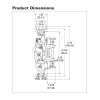 Eaton (2) Eaton AH1204W Industrial, 4-Way Toggle Wall Light Switch, 15A, 120/277V