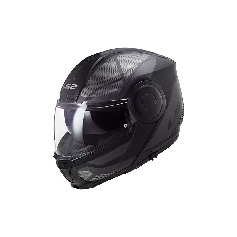 LS2 Helmets Horizon Axis Modular Helmet W/SunShield (Black Titanium -