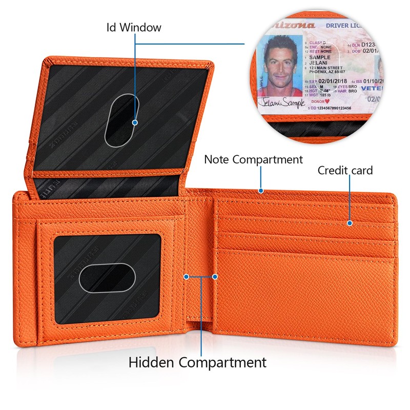 RUNBOX Slim Wallet for Men 15 Slots Ultra Large Capacity