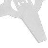 2PCS Mower Blades 4 Teeth Head Blades 7.9in Stainless Steel