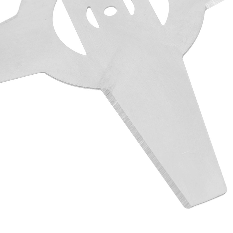 2PCS Mower Blades 4 Teeth Head Blades 7.9in Stainless Steel