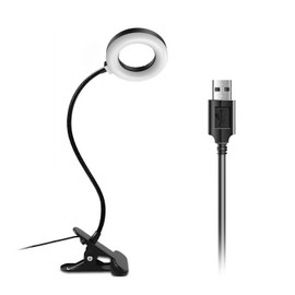 SAILINGFLO Clip on Light Reading Book Lights, 60 LED USB Desk Lamp with 3 Color Modes, Eye Protection Book Clamp Light, 360 ° Flexible Gooseneck for Desk Headboard and Video Conference