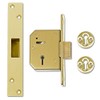 UNION UNNV3G115B67 Mortice Deadlocks 5 Lever, Set of 4
