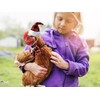 CooShou 12Pcs Christmas Pet Chicken Hat Scarf Bowtie Set Mini