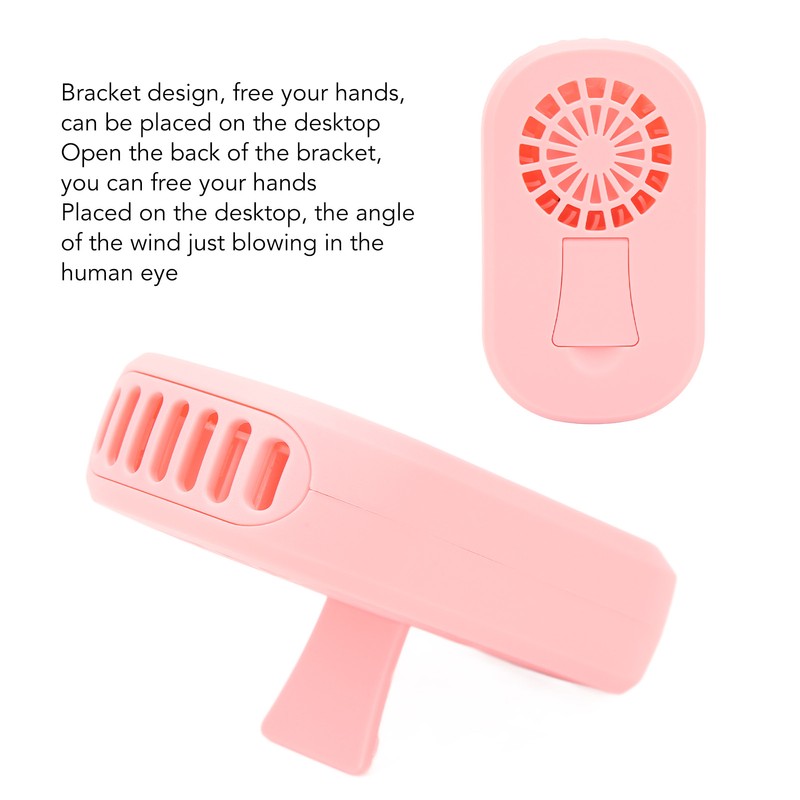 Eyelash Fan Dryer USB Charging Bladeless Quiet Handheld Portable Mini