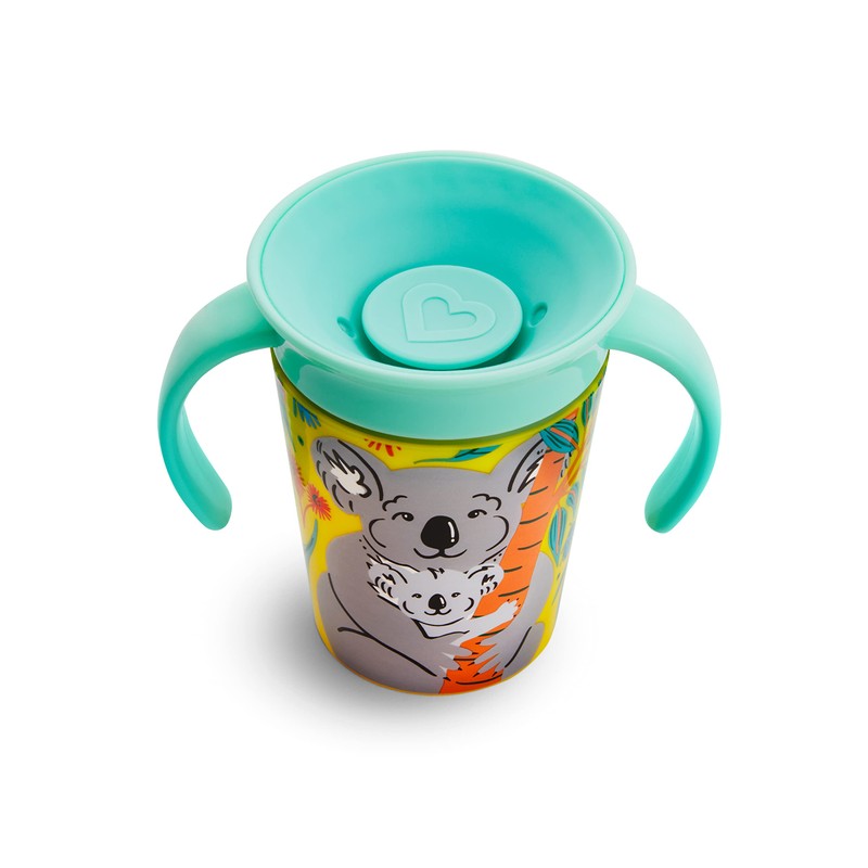 munchkin FDMU17989 Munchkin Polypropylene (PP) Miracle Cup with Handle Wild