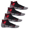 CFLEX Women's and Men's Running Functional Trainer Socks (4 Pairs)