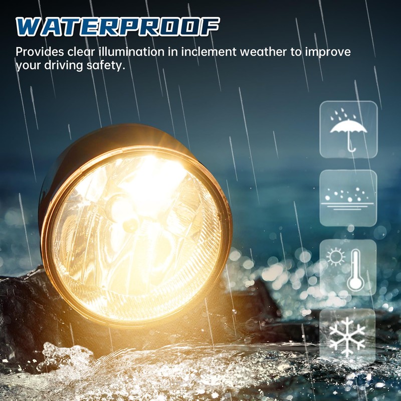 Shocklight Fog Lights Compatible with 2007 2008 2009 2010 2011