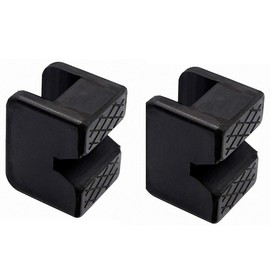 Jack Pad Jack Lift Pad Adapter for Jack Stand Universal Rubber Slotted Frame Rail Pinch Welds Protector (2 PCS)