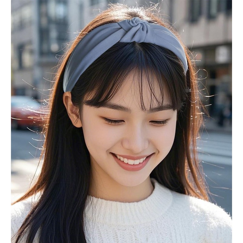 axy HR35 Fabric Headband with Knots Vintage Beautiful Headband Hair