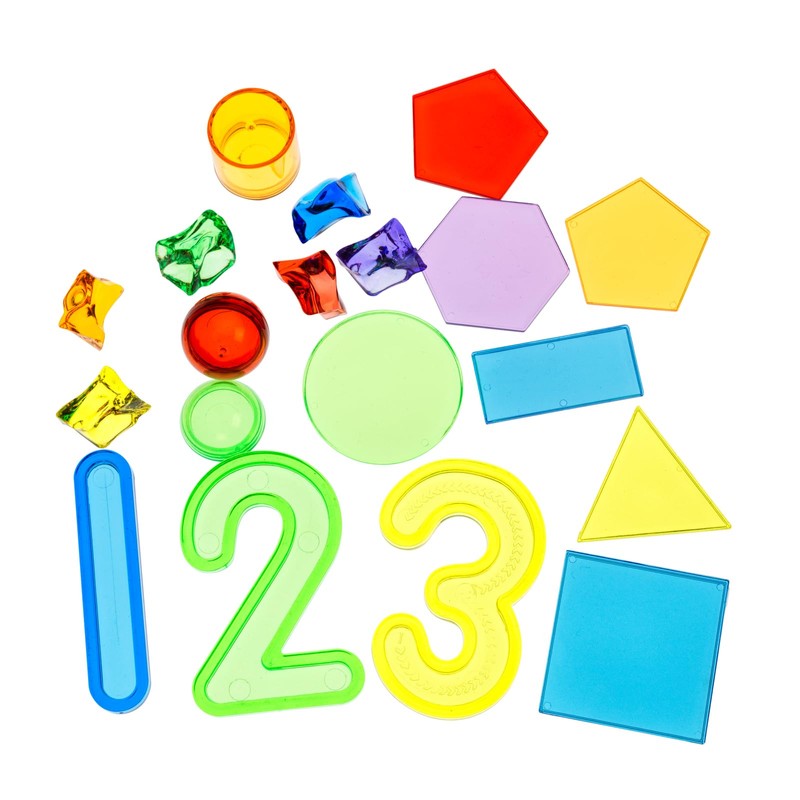 Excellerations Light Table Math Bin - 296 Pieces