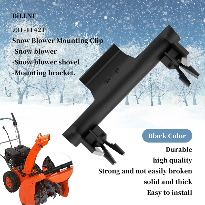 BiLLNE 731-11421 Snow Blower Mounting Clip - Compatible with MTD