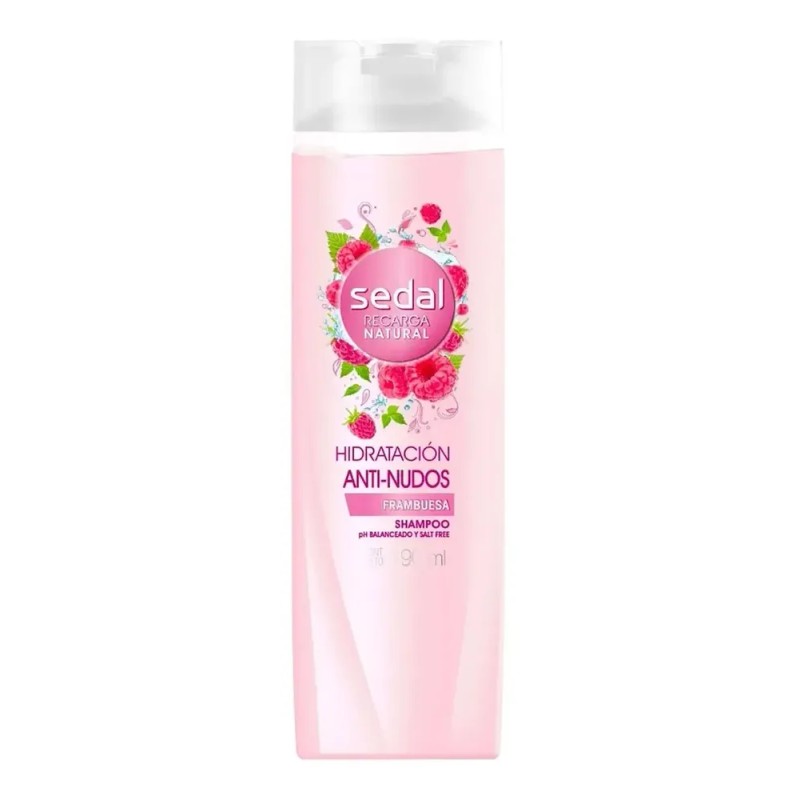 Shampoo Sedal Hidratación Anti Nudos Frambuesa 190 Ml