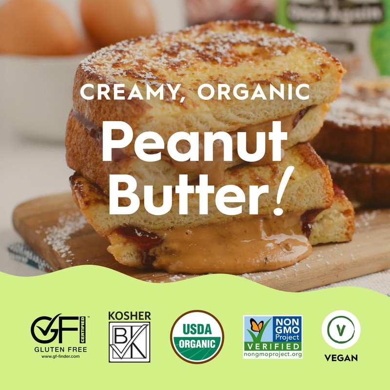 Once Again Organic Creamy Peanut Butter No Sugar Added -