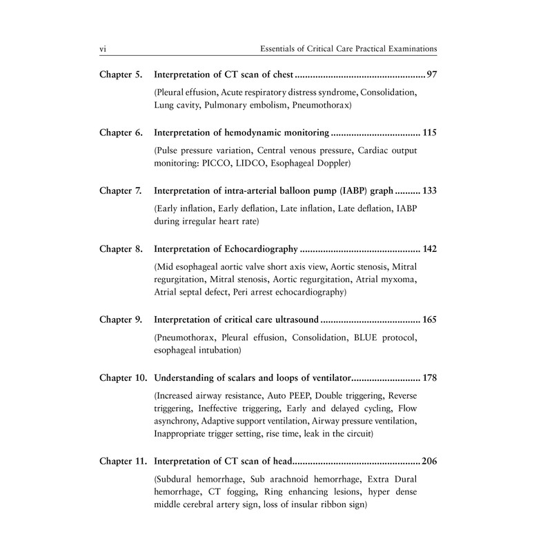 Essentials of Critical Care Practical Examinations