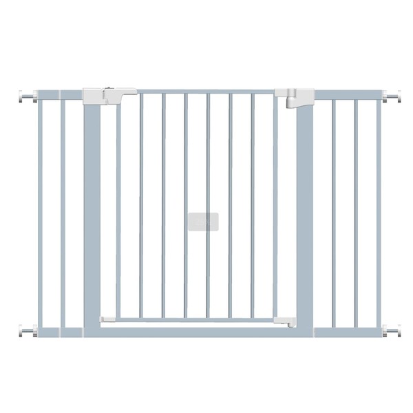 Edmyre Easy Step Walk-Thru Baby Gate – Adjustable Safety Gate