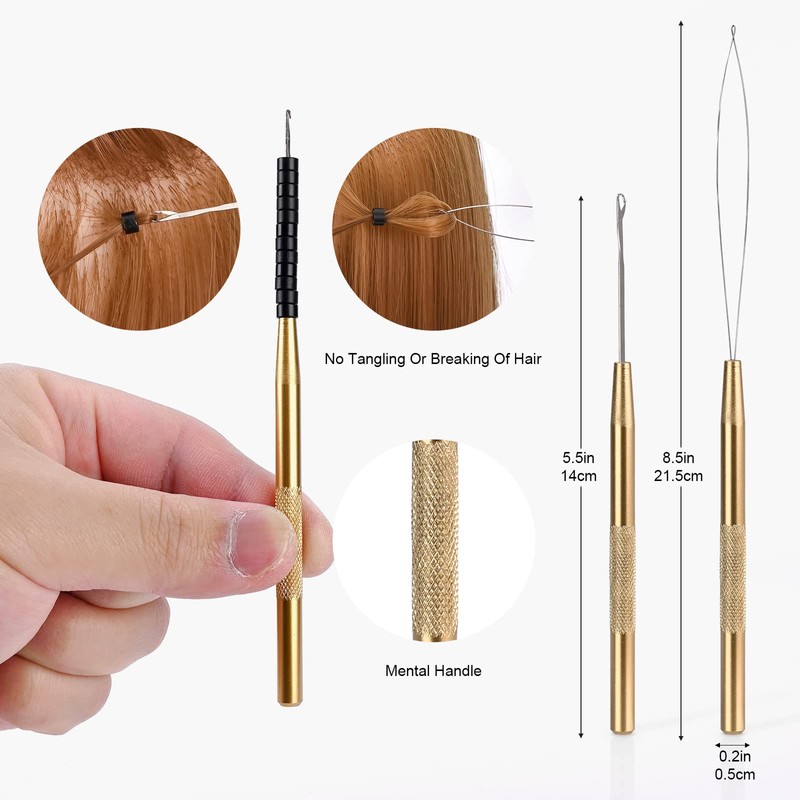 EHDIS Hair Extensions Tools Kit, 2 Stainless Steel Pliers for