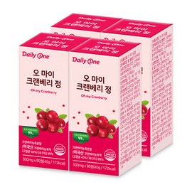 DAILYONE Daily One Oh My Cranberry Tablets Urinary Tract Health Women's Nutrition 500mg