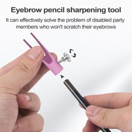 Eyebrow Pencil Sharpener | Metal Compact Sharpener Device for Eyebrow Pencil - Multifunctional Makeup Pen Sharpening Tool for Girlfriend, Wife, Friend