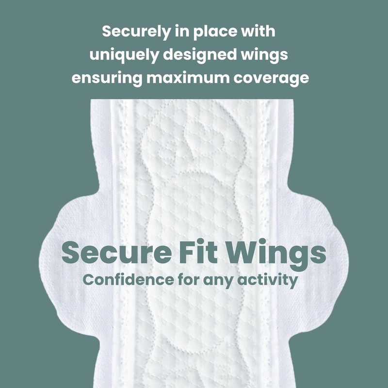 uNeat Regular with Wings Ultra-Thin Sanitary Pads for Women and