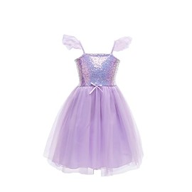 Great Pretenders 32335, Sequins Princess Dress, Lilac, US Size 5-6
