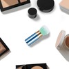 Xinpinzhou Blue Retractable Makeup Brush, Retractable Blush Blusher Face Powder