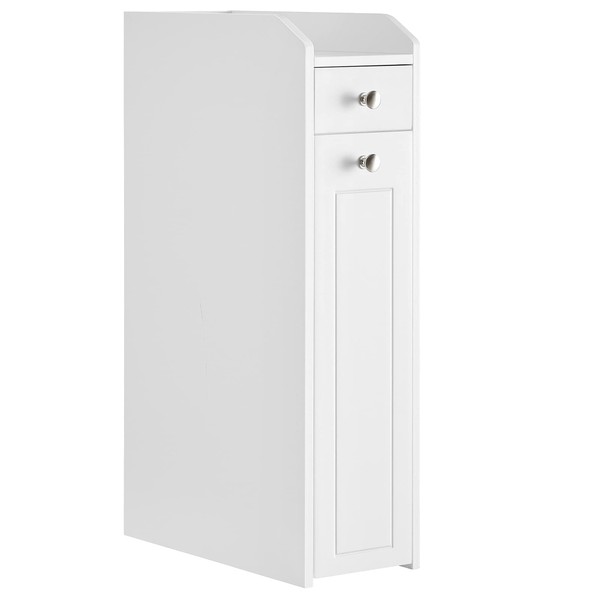 VASAGLE VASAGLE Small Bathroom Storage Cabinet, Slim Organizer with Slide