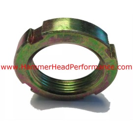 Unbranded Slotted Spanner (ROUND) Nut, M30 x 1.5 mm, Steel